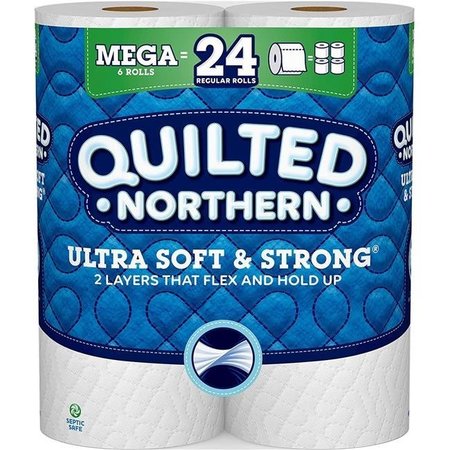 GEORGIA-PACIFIC Georgia Pacific 269057 Quilted Mega Toilet Paper - Case of 6 - Pack of 6 269057